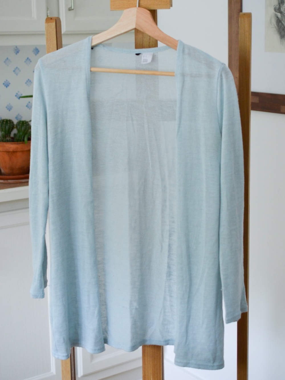 Classy sheer knit cardigan